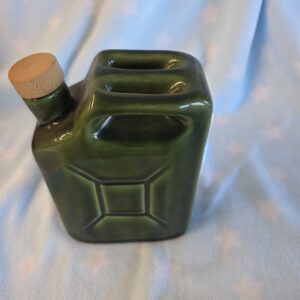Novelty Ceramic Jerry Can Decanter – 0.5L Barware with Cork