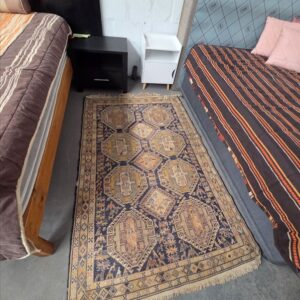 Vintage Persian-Style Patterned Rug – Used