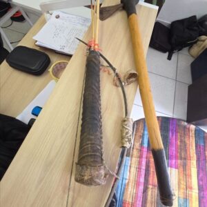 Traditional Tribal (bushmen) Bow, arrows, axe