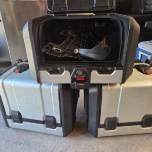 Genuine KTM Aluminium Pannier & Top Box Set (3-Piece Luggage System)