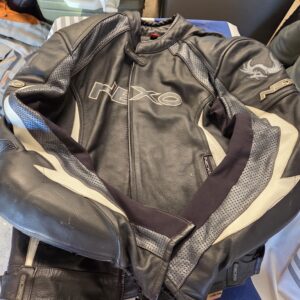NEXO Genuine Leather Motorcycle Jacket – Sport/Racing Style – Protective Riding Gear