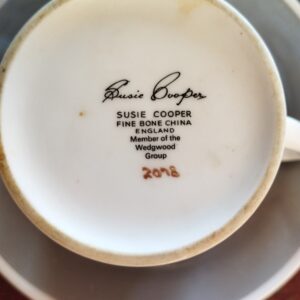 VINTAGE FIND – READY TO SELL - Susie Cooper Glenboig demitasse set – 12 piece – England bone china