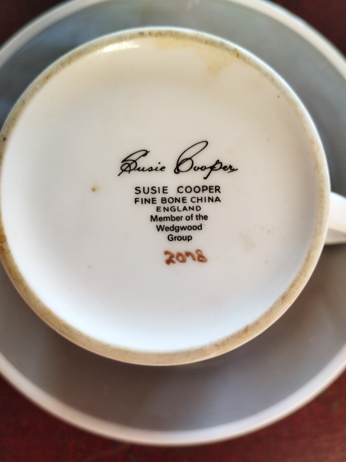 VINTAGE FIND – READY TO SELL - Susie Cooper Glenboig demitasse set – 12 piece – England bone china - Image 5