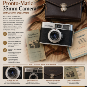 Voigtländer Pronto-Matic 35mm Camera - 100% profit on quick flip for this collectors item.