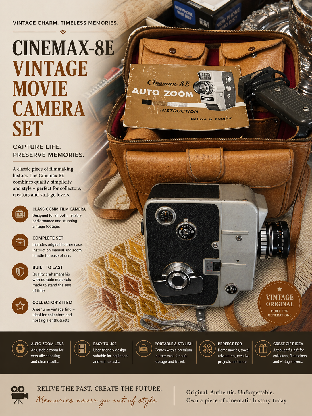 Vintage Super 8 Camera Set – Collectors high value item - good money to be made