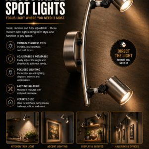 Adjustable Double Spot Light