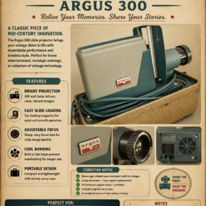 Vintage Argus 300 Slide Projector