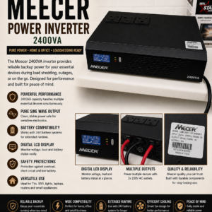 Mecer Lobo 2400VA Inverter – High Power Backup – Load Shedding Solution