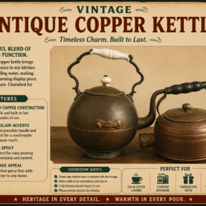 Pair of vintage kettles
