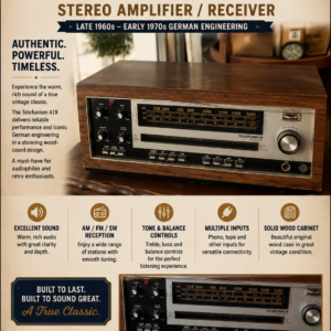Vintage Stereo Receiver - Telefunken 419 amplifier / receiver