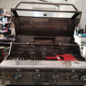 ALVA Leopard 6-Burner Stainless Steel Gas Braai with Rotisserie & Electric Motor