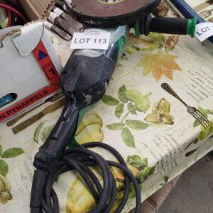 Hitachi 230mm Heavy-Duty Electric Angle Grinder with Cutting Disc