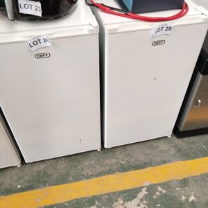 2 of 3 DEFY WHITE UNDERCOUNTER BAR FRIDGE WITH INTERNAL FREEZER COMPARTMENT