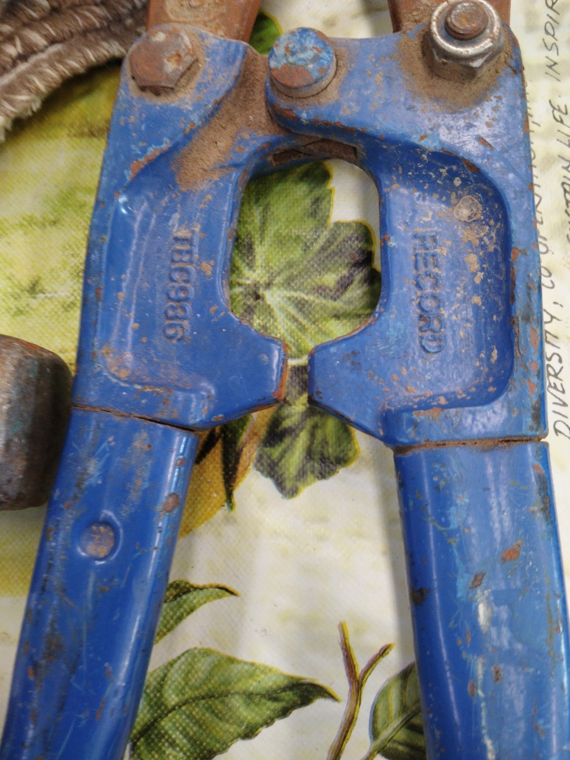 Record Heavy-Duty Bolt Cutters – Long Handle Steel Cutter