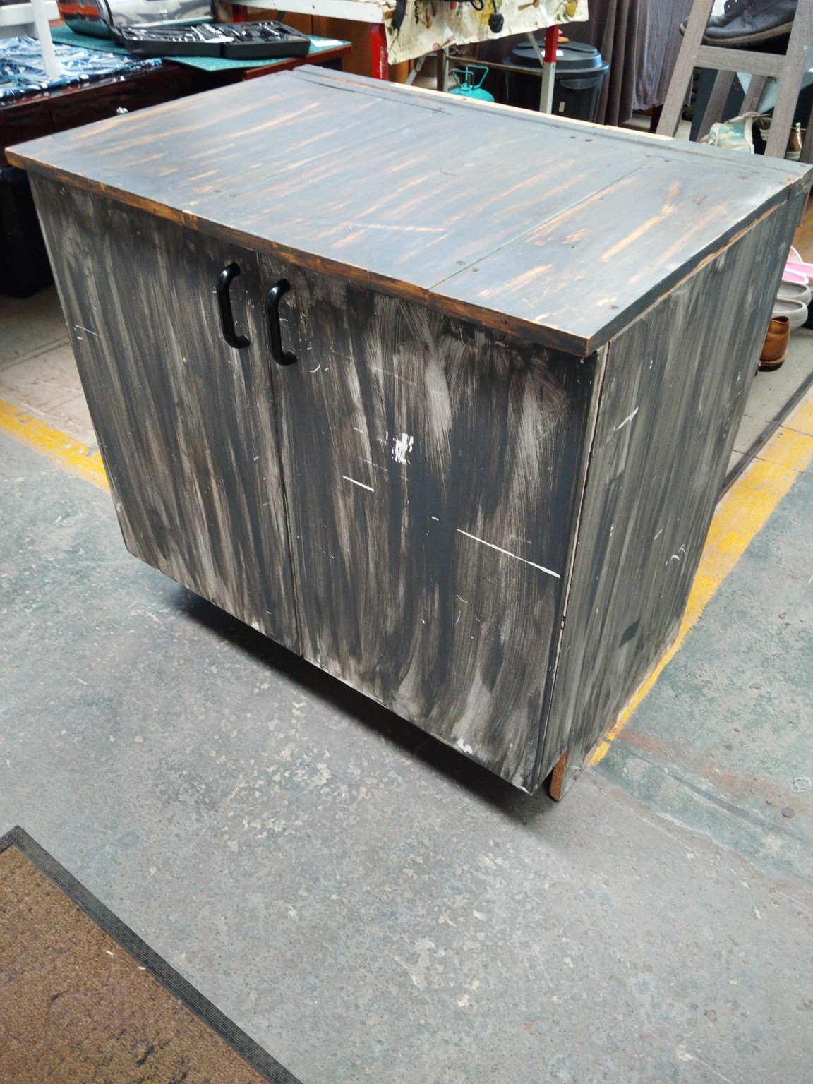 Modern two-door storage cabinet/sideboard