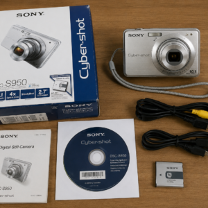 Sony Cyber-shot DSC-S950 10.1MP Digital Camera – Boxed with Accessories