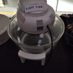 12L Glass Halogen Convection Oven with Adjustable Temperature & Timer