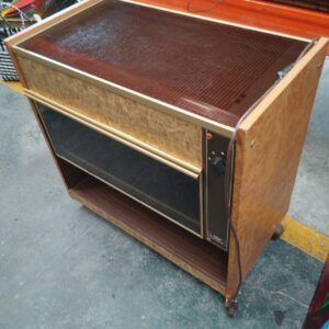 Vintage WORKING Salton "Entertainer" Electric Hostess Trolley & Food Warming Cabinet on Castors