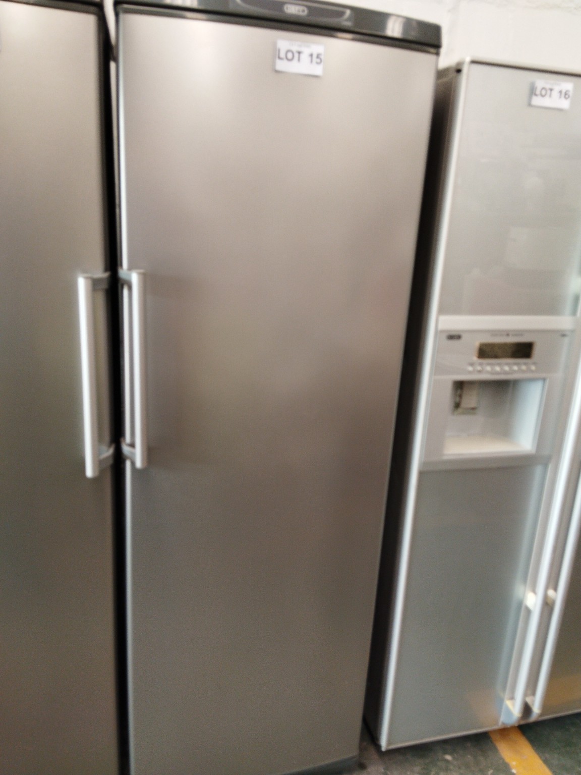 DEFY L350 343L METALLIC UPRIGHT LARDER FRIDGE - Image 4