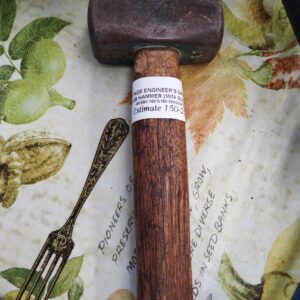Vintage Engineer's Club Hammer (Mini Sledge) with Wooden Handle