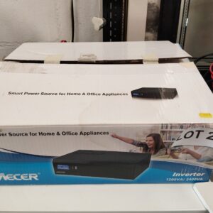 MECER 1200VA 720W 12V INVERTER / BACKUP POWER UNIT – BOXED WITH CABLES