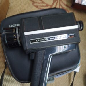 Vintage Chinon 44 XL Direct Sound Super 8 Movie Camera with Carry Case