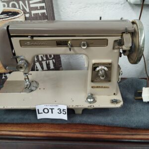 VINTAGE IMPERIAL DELUXE AUTOMATIC HEAVY-DUTY METAL SEWING MACHINE – RETRO ELECTRIC MODEL