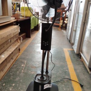 LOGIK 40CM DIGITAL PEDESTAL WATER MIST FAN WITH TOUCH CONTROLS PLUS REMOTE