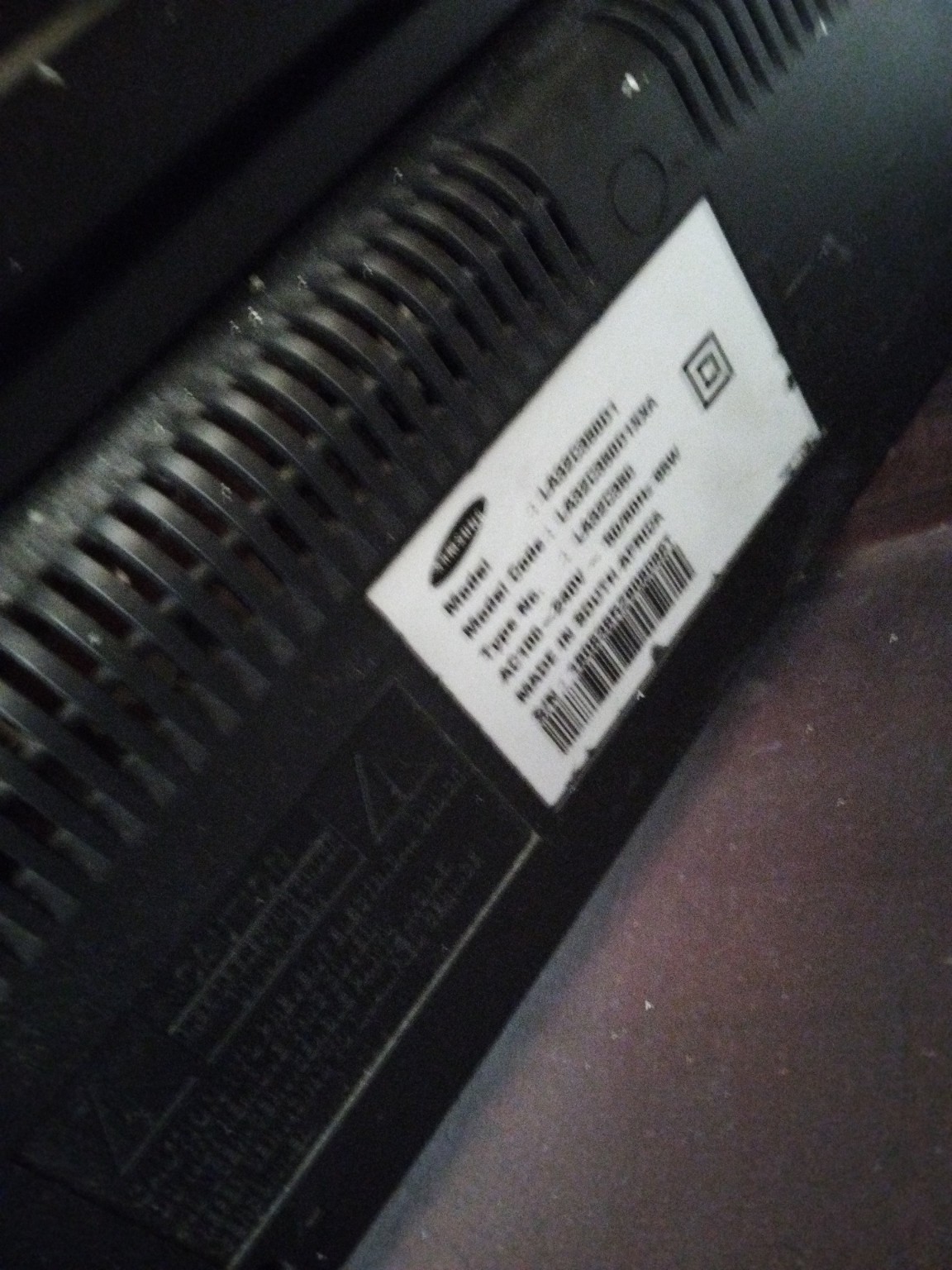 Samsung 32" LCD Flat Screen Television with Remote – Tested Working (4) - Image 3