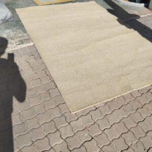 Large Neutral Woven Area Rug / Indoor Carpet – 235 × 162 cm (2 OF 2)