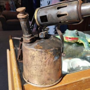 VINTAGE MONITOR No. 26 BRASS PARAFFIN BLOWTORCH – BRITISH MADE – COLLECTABLE
